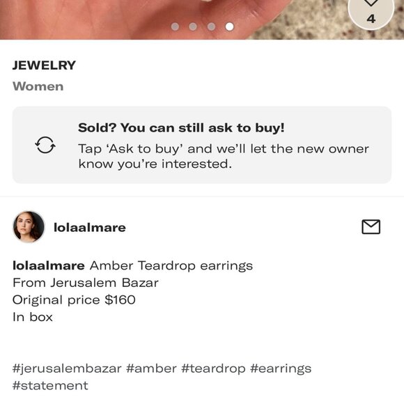 Carnelian/Amber and Gold Glazed Double Drop Earrings Roman Victorian Style - Picture 12 of 13